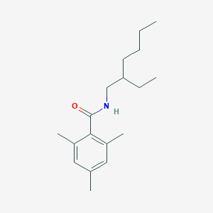 molecular formula C18H29NO B14359762 N-(2-Ethylhexyl)-2,4,6-trimethylbenzamide CAS No. 90525-74-9