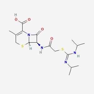 molecular formula C17H26N4O4S2 B1435977 Cefathiamidine impurity 17 CAS No. 1417570-09-2