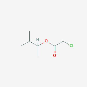 molecular formula C7H13ClO2 B14359807 Acetic acid, chloro-, 1,2-dimethylpropyl ester CAS No. 90380-51-1