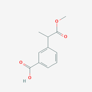 molecular formula C11H12O4 B1435989 Methyl 3-carboxyphenylpropanoate CAS No. 1400819-74-0