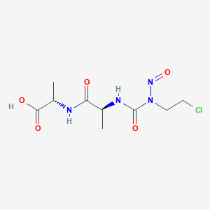 molecular formula C9H15ClN4O5 B14359993 Cnc-alanylalanine CAS No. 93299-11-7