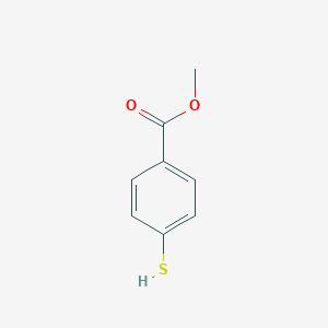 molecular formula C8H8O2S B014360 Methyl 4-sulfanylbenzoate CAS No. 6302-65-4