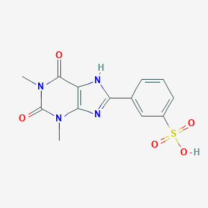 molecular formula C13H12N4O5S B143600 8-(3-Sulfophenyl)theophylline CAS No. 129107-78-4