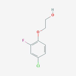 molecular formula C8H8ClFO2 B1436001 Ethanol, 2-(4-chloro-2-fluorophenoxy)- CAS No. 6161-88-2