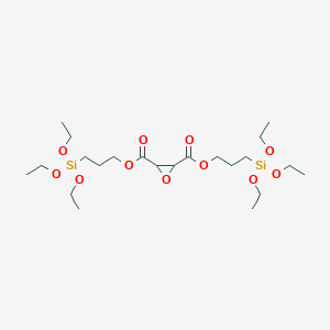 molecular formula C22H44O11Si2 B14360022 Bis[3-(triethoxysilyl)propyl] oxirane-2,3-dicarboxylate CAS No. 90137-44-3