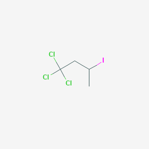 molecular formula C4H6Cl3I B14360042 1,1,1-Trichloro-3-iodobutane CAS No. 90141-54-1
