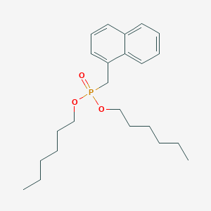 molecular formula C23H35O3P B14360060 Dihexyl [(naphthalen-1-yl)methyl]phosphonate CAS No. 93174-88-0