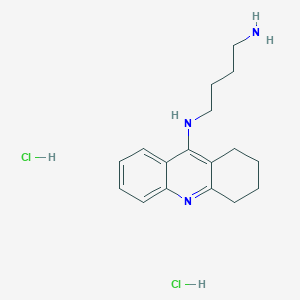 molecular formula C17H25Cl2N3 B1436012 N-(1,2,3,4-tetrahydroacridin-9-yl)butane-1,4-diamine dihydrochloride CAS No. 2108381-92-4