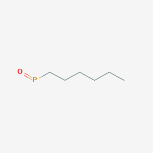 molecular formula C6H13OP B14360125 Hexylphosphanone CAS No. 91108-24-6