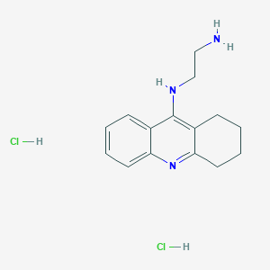 molecular formula C15H21Cl2N3 B1436013 N-(1,2,3,4-tetrahydroacridin-9-yl)ethane-1,2-diamine dihydrochloride CAS No. 2109576-09-0