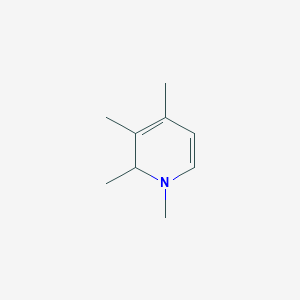 molecular formula C9H15N B14360149 1,2,3,4-Tetramethyl-1,2-dihydropyridine CAS No. 90765-31-4