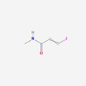 molecular formula C4H6INO B14360161 3-iodo-N-methylprop-2-enamide CAS No. 93620-22-5