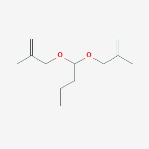 molecular formula C12H22O2 B14360177 1,1-Bis[(2-methylprop-2-en-1-yl)oxy]butane CAS No. 93430-27-4