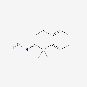 molecular formula C12H15NO B14360252 N-(1,1-Dimethyl-3,4-dihydronaphthalen-2(1H)-ylidene)hydroxylamine CAS No. 93085-91-7