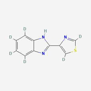 molecular formula C10H7N3S B1436029 Thiabendazole D6 CAS No. 1262551-89-2
