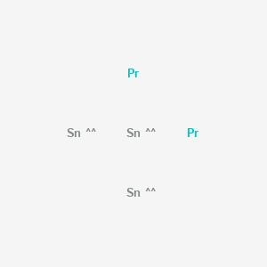 molecular formula Pr2Sn3 B14360290 CID 71329937 