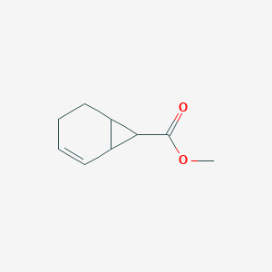 molecular formula C9H12O2 B14360353 Methyl bicyclo[4.1.0]hept-2-ene-7-carboxylate CAS No. 90582-29-9