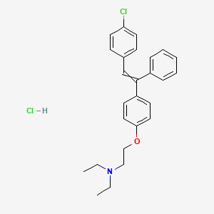 molecular formula C26H29Cl2NO B1436040 Deschloro-4'-chloro Clomiphene Hydrochloride CAS No. 118766-65-7