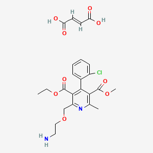 molecular formula C24H27ClN2O9 B1436041 Dehydroamlodipine fumarate CAS No. 2138811-33-1