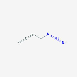molecular formula C4H5N3 B14360571 4-Azidobuta-1,2-diene CAS No. 91686-87-2