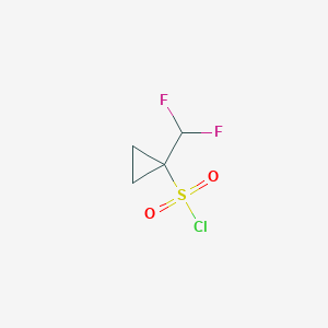 1-(Difluoromethyl)cyclopropane-1-sulfonyl chloride