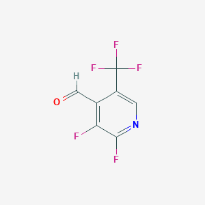 molecular formula C7H2F5NO B1436063 2,3-Difluoro-5-(trifluoromethyl)pyridine-4-carbaldehyde CAS No. 2149601-27-2