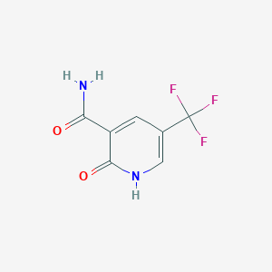 molecular formula C7H5F3N2O2 B1436070 2-Hydroxy-5-(trifluoromethyl)nicotinamide CAS No. 1804096-50-1