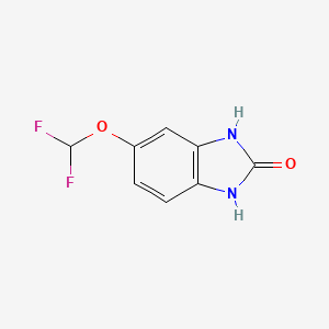 molecular formula C8H6F2N2O2 B1436079 5-(Difluoromethoxy)-1,3-dihydro-2H-benzo[d]imidazol-2-one CAS No. 1806469-15-7