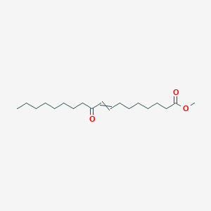 molecular formula C19H34O3 B14360794 Methyl 10-oxooctadec-8-enoate CAS No. 91363-63-2
