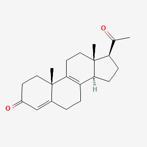 molecular formula C21H28O2 B1436083 Pregna-4,8-diene-3,20-dione CAS No. 83603-61-6