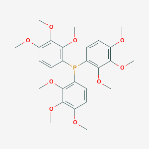 molecular formula C27H33O9P B14360835 Tris(2,3,4-trimethoxyphenyl)phosphane CAS No. 91121-27-6
