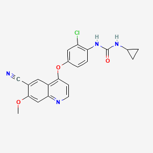 molecular formula C21H17ClN4O3 B1436085 Lenvatinib impurity 8 CAS No. 1882873-21-3