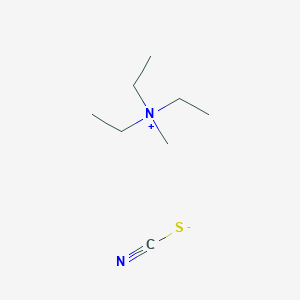 molecular formula C8H18N2S B14360877 N,N-Diethyl-N-methylethanaminium thiocyanate CAS No. 90786-83-7