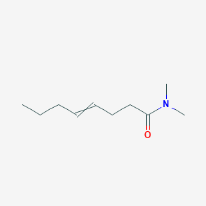 molecular formula C10H19NO B14360919 N,N-Dimethyloct-4-enamide CAS No. 94318-35-1