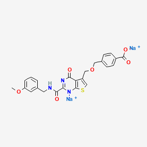 molecular formula C24H19N3Na2O6S B1436100 T 26c disodium salt 