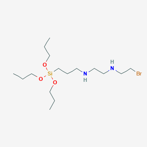 molecular formula C16H37BrN2O3Si B14361015 N~1~-(2-Bromoethyl)-N~2~-[3-(tripropoxysilyl)propyl]ethane-1,2-diamine CAS No. 90375-67-0