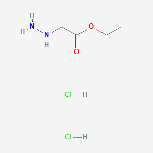 molecular formula C4H12Cl2N2O2 B1436102 2-肼基乙酸乙酯二盐酸盐 CAS No. 2060026-12-0