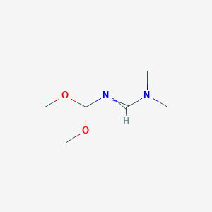 molecular formula C6H14N2O2 B14361033 N'-(Dimethoxymethyl)-N,N-dimethylmethanimidamide CAS No. 94815-01-7