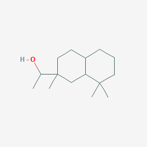molecular formula C15H28O B14361046 1-(2,8,8-Trimethyldecahydronaphthalen-2-yl)ethan-1-ol CAS No. 92857-05-1