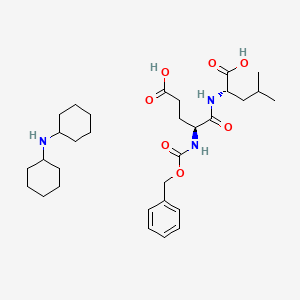 molecular formula C31H49N3O7 B1436105 Z-Glu-Leu-OH DCHA CAS No. 252253-22-8