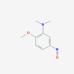 molecular formula C9H12N2O2 B14361106 2-Methoxy-N,N-dimethyl-5-nitrosoaniline CAS No. 90779-45-6
