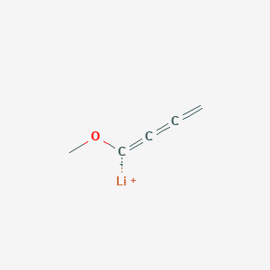 molecular formula C5H5LiO B14361107 Lithium 1-methoxybutatrien-1-ide CAS No. 91664-27-6