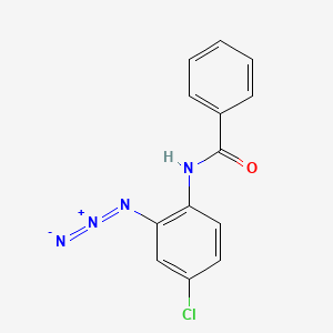 molecular formula C13H9ClN4O B14361108 N-(2-Azido-4-chlorophenyl)benzamide CAS No. 90300-23-5
