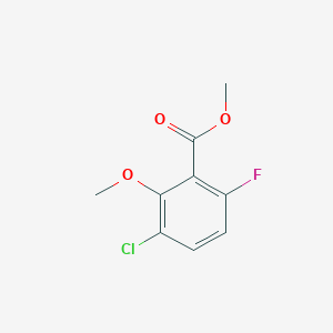 molecular formula C9H8ClFO3 B1436115 3-氯-6-氟-2-甲氧基苯甲酸甲酯 CAS No. 1879026-27-3