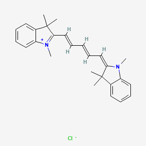 molecular formula C27H31ClN2 B1436128 Dimethylindodicarbocyanine CAS No. 54268-70-1