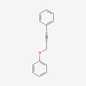 molecular formula C15H12O B14361308 (3-Phenoxyprop-1-yn-1-yl)benzene CAS No. 92496-20-3