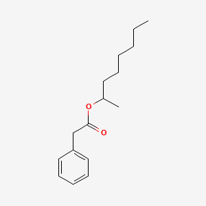 molecular formula C16H24O2 B14361340 Benzeneacetic acid, 1-methylheptyl ester CAS No. 92883-25-5