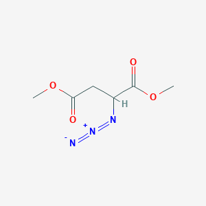 molecular formula C6H9N3O4 B14361342 Dimethyl 2-azidobutanedioate CAS No. 90237-76-6