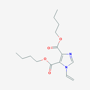 molecular formula C15H22N2O4 B14361357 Dibutyl 1-ethenyl-1H-imidazole-4,5-dicarboxylate CAS No. 93361-60-5