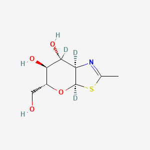 molecular formula C8H13NO4S B1436139 Pyrano[3,2-d]thiazole-6,7-diol-d3